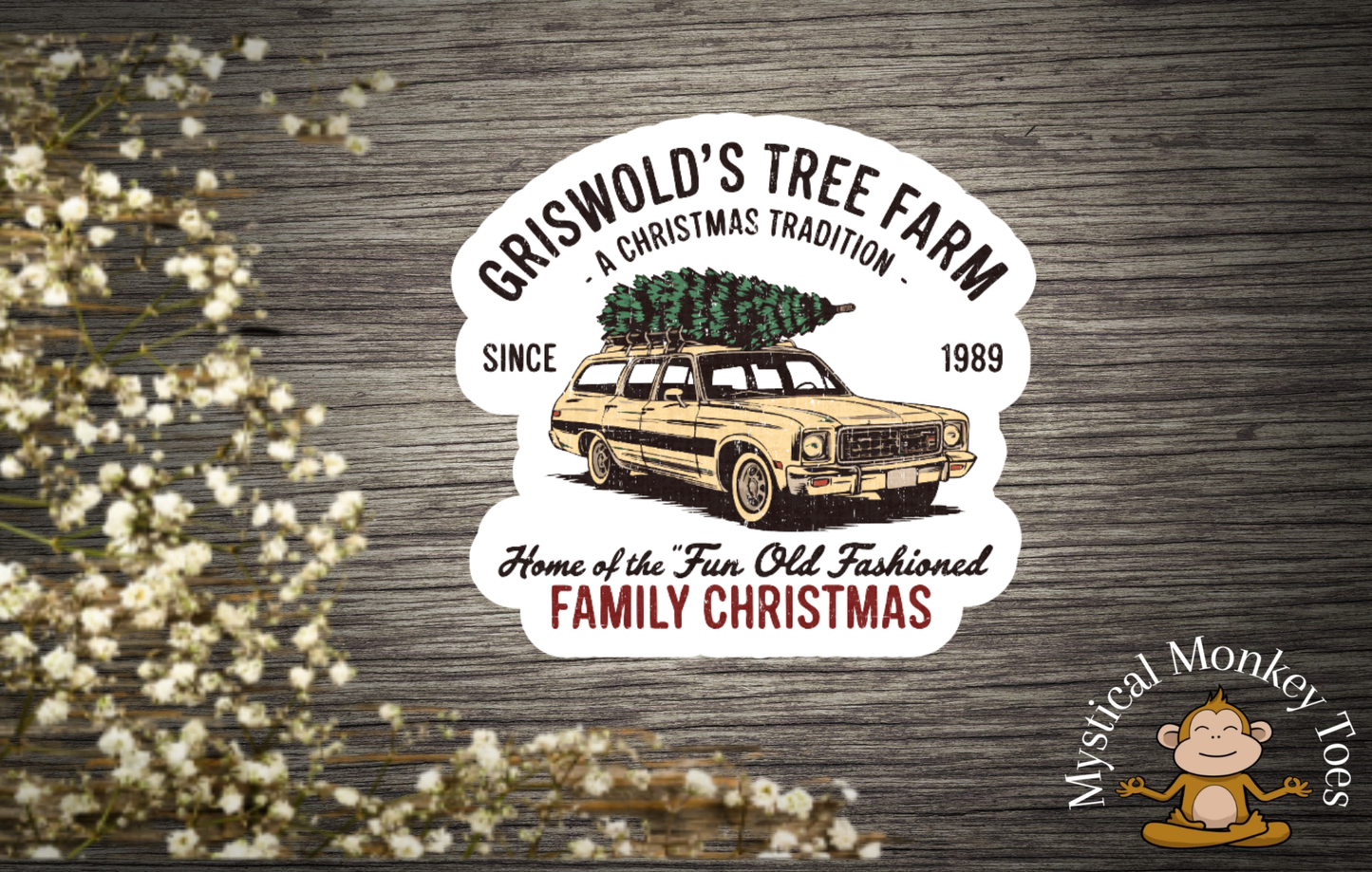 Funny Griswold Christmas Vinyl Sticker