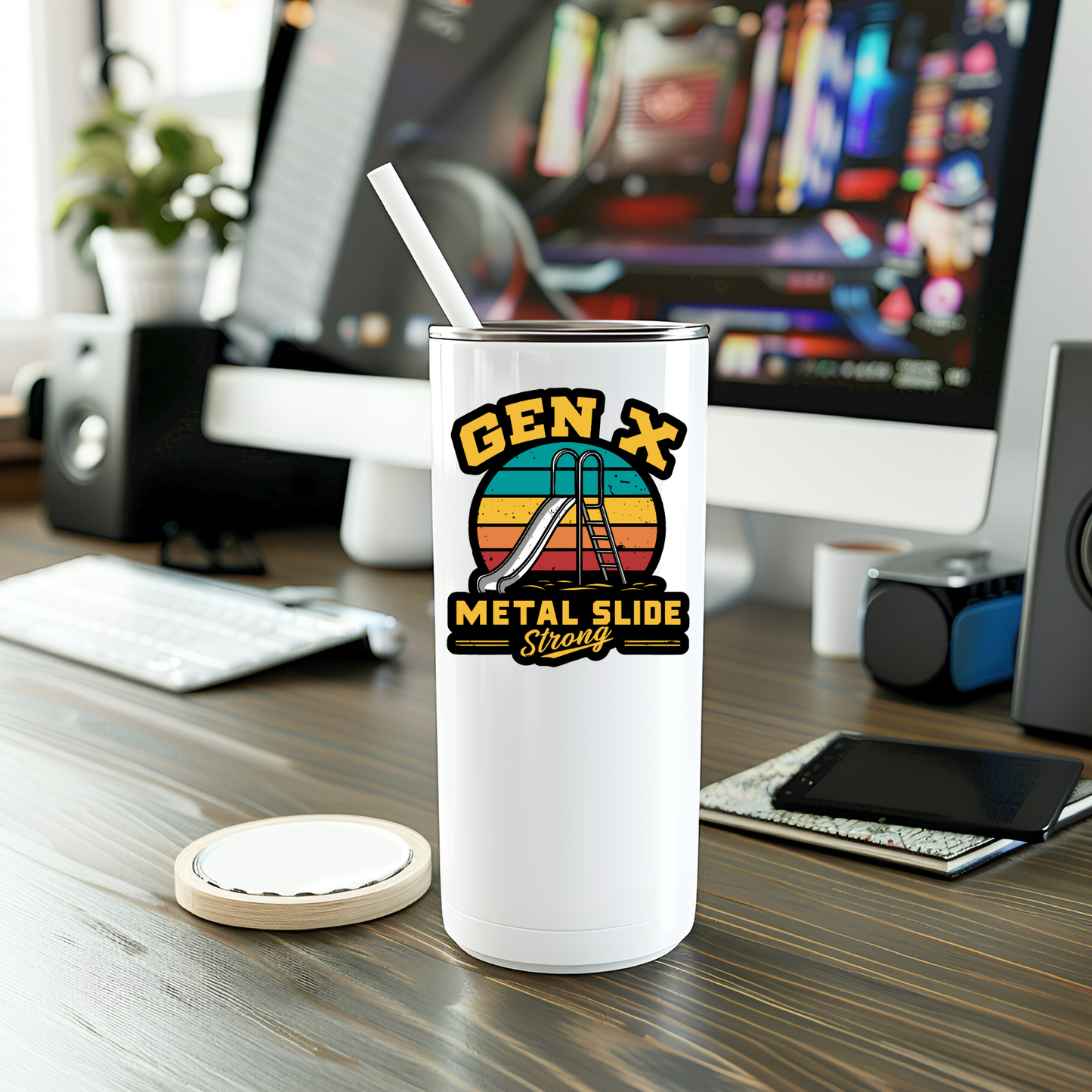 Funny Gen X Vinyl Sticker