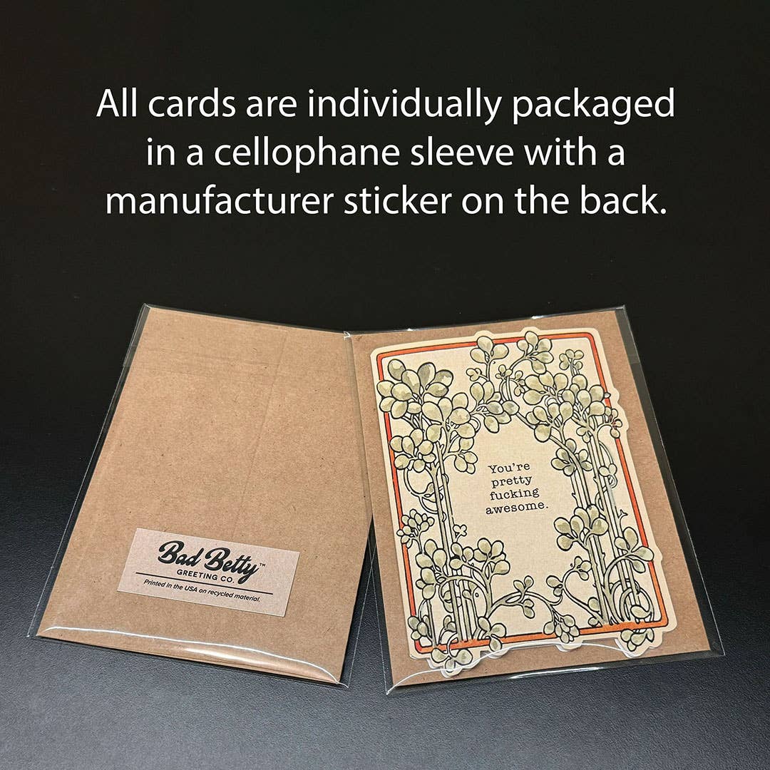 You Make This World a Less Shitty Place - Valentine's Card