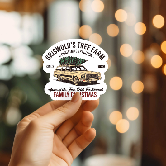 Funny Griswold Christmas Vinyl Sticker