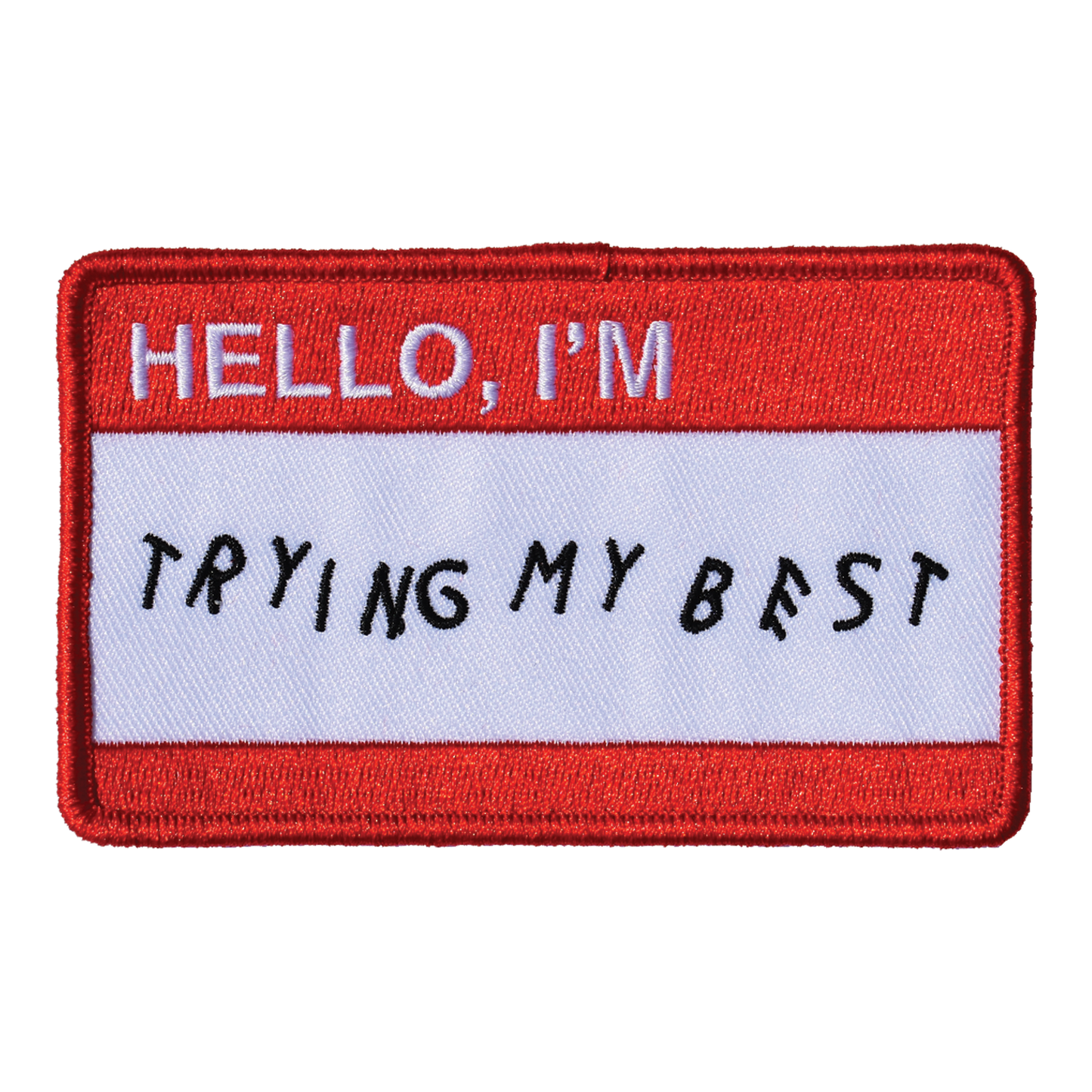 Trying My Best (Iron-On Patch)
