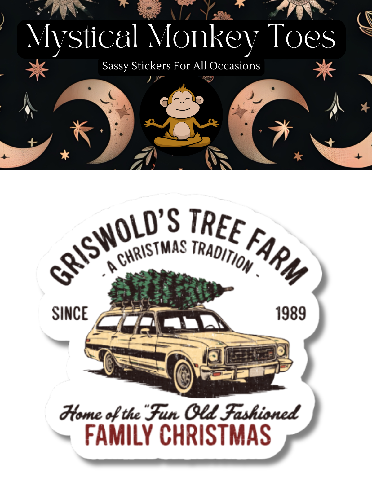 Funny Griswold Christmas Vinyl Sticker